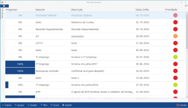 Bloqueios de Empresas