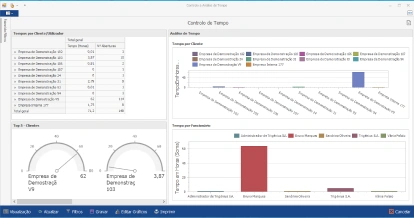 Listas e Gráficos Dinâmicos e Personalizáveis